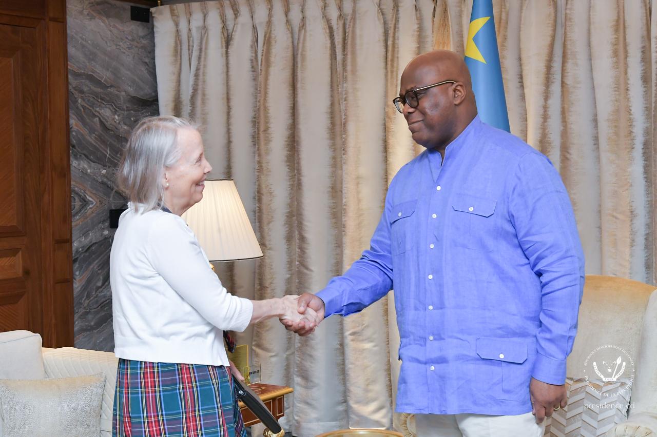 Visite d'adieu de l'ambassadrice des États-Unis d'Amérique en RDC