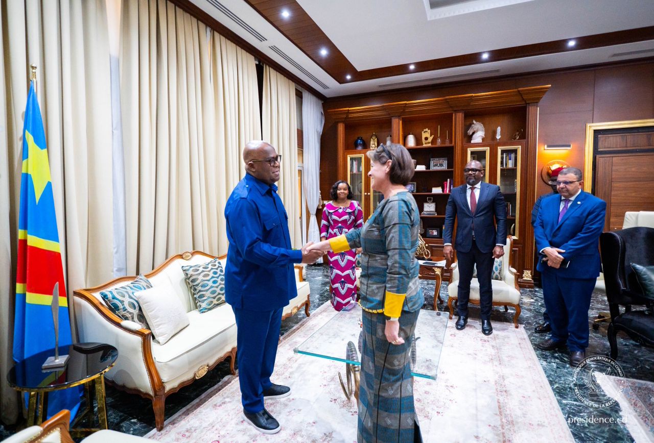 Entretien entre le Chef de l’État et la représentante intérimaire de la Monusco