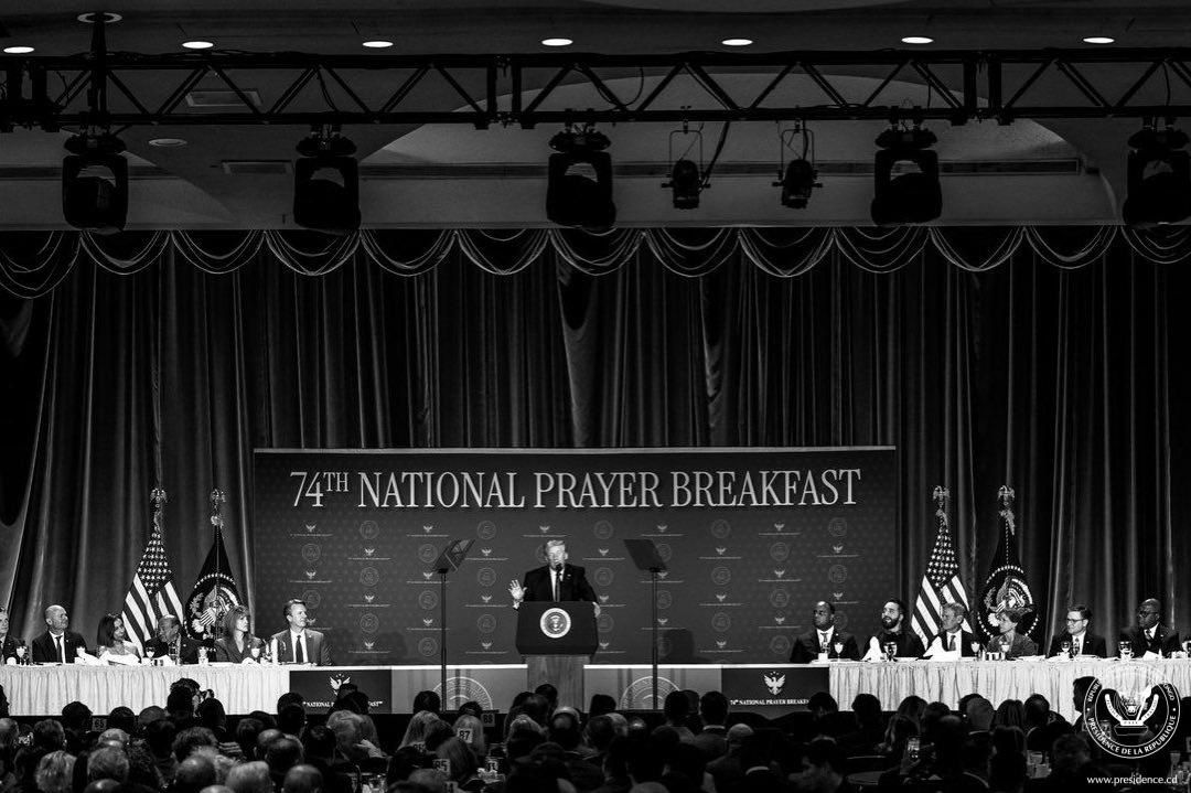 Le Président de la République a pris part au National Prayer Breakfast à Washington