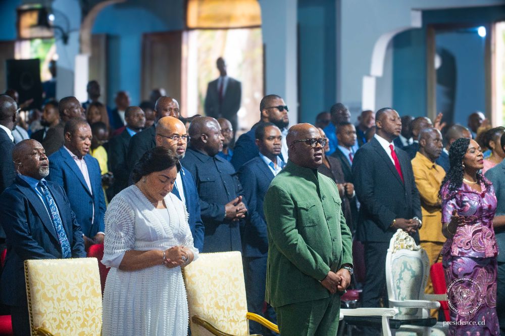 Le Président de la République a participé au culte dominical de l'église pentecôtiste des secouristes