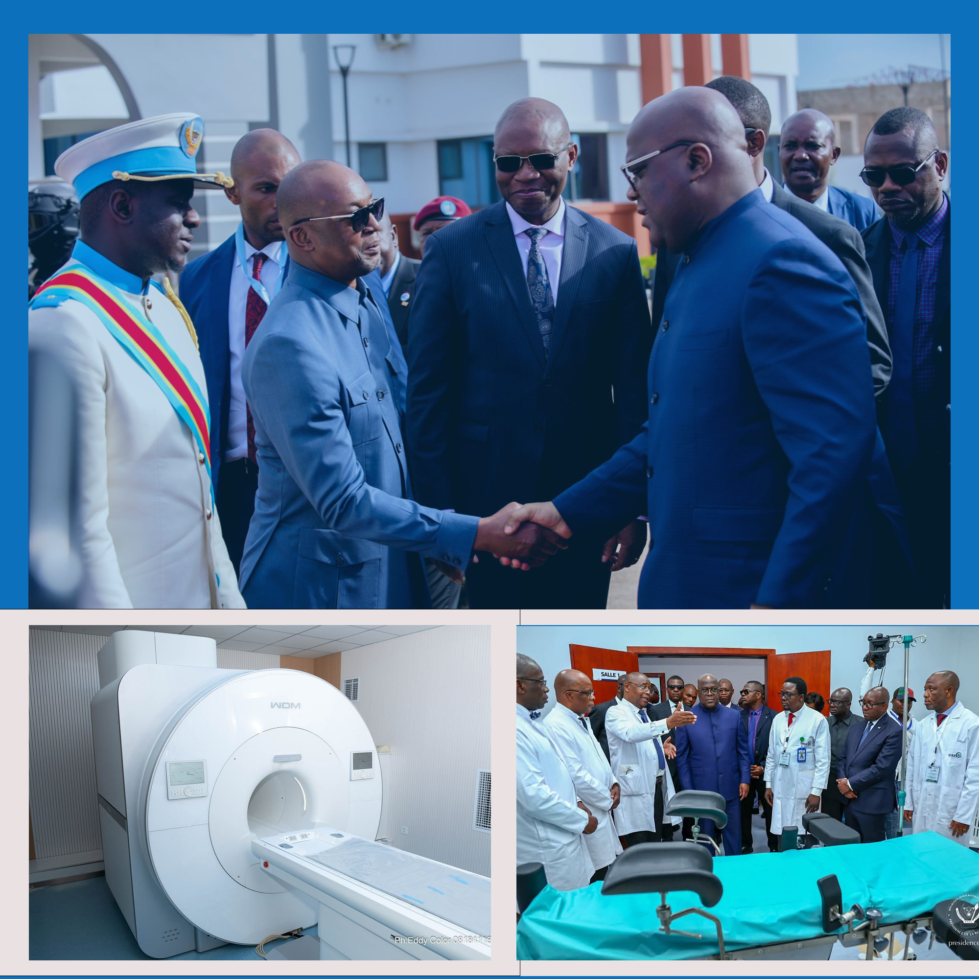 Construction de l’hôpital Tshisekedi Tshilombo (CHTT) de la CNSS à Lubumbashi